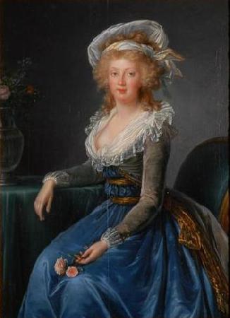 Elisabeth LouiseVigee Lebrun Portrait of Maria Teresa of Naples and Sicily oil painting image